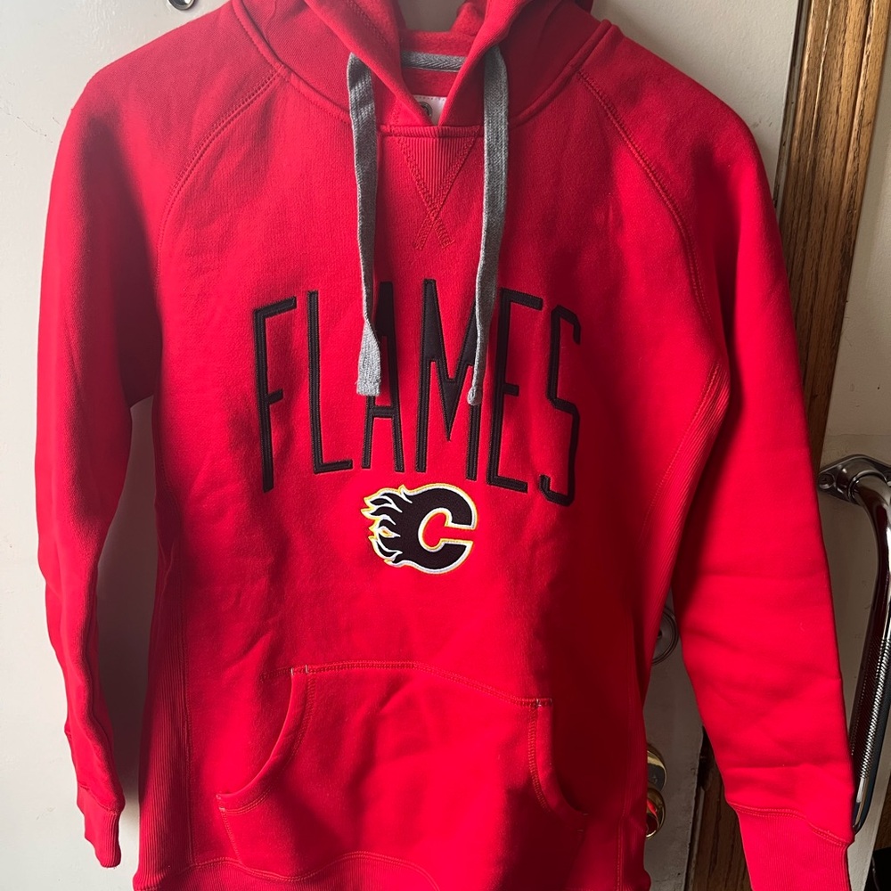 Red Flames Hoodie NWT
